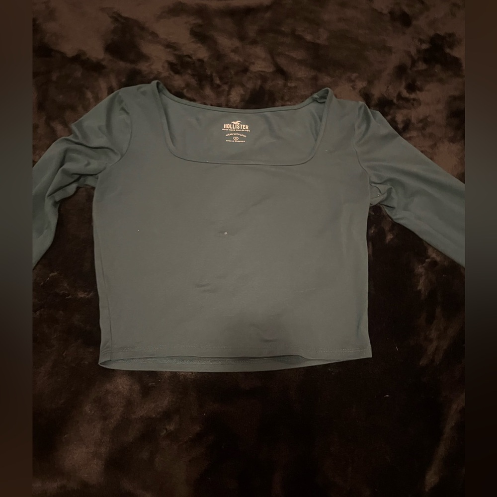 Green hollister long sleeve
